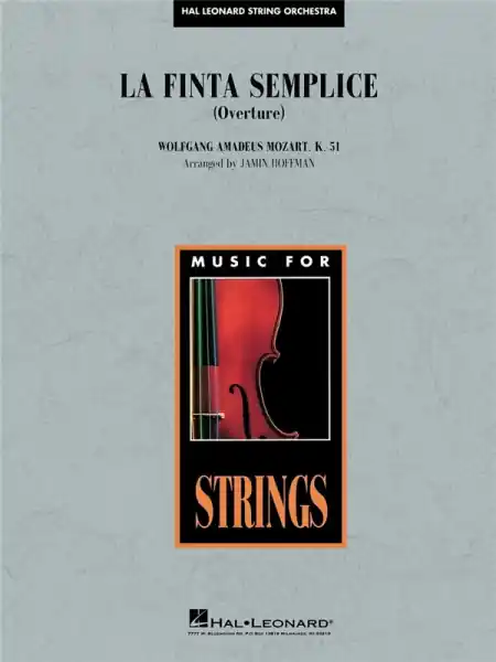 La finta semplice Overture for string orchestra Billig