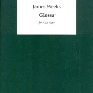 Letzte Chance Glossa for male chorus (ATB) a cappella