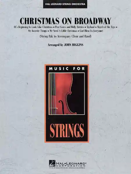 Abverkauf Christmas on Broadway for mixed chorus, string orchestra and band