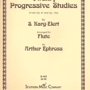 Nur Heute 20 progressive studies for Flute 20 progressive studies op.41,153: