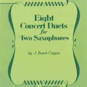 8 Concert Duets for 2 saxophones score Online Kaufen