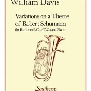 Variations on a Theme of Robert Schumann for baritone (treble clef or bass clef) and piano Must-Have