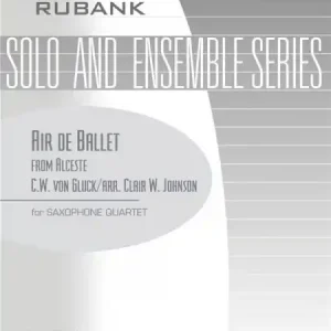 Air de Ballet from Alceste for 4 saxophones (SATBar) Sonderangebot