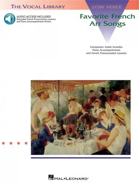 Kostenloser Rückversand Favorite French Art Songs (+Audio Access) for low voice and piano