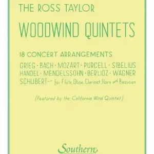 Ausverkauf The Ross Taylor Windquintets 18 concert arrangements for