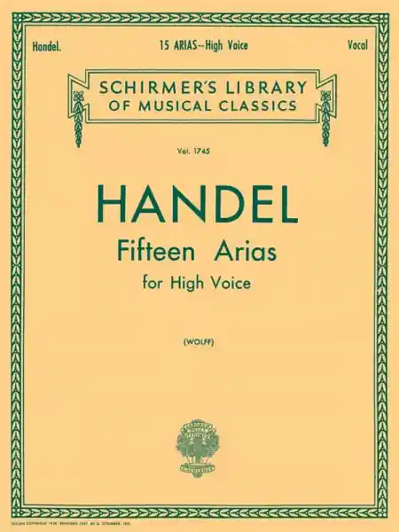 Schnäppchen 15 Arias for high voice and piano (it/eng)