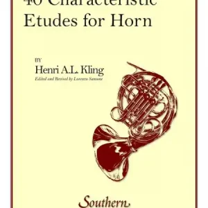40 characteristic etudes for french horn Sonderaktion