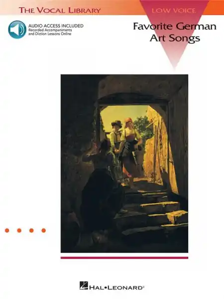 Favorite German Art Songs (+Online Audio) for low voice and piano Sonderangebot
