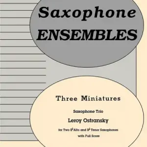 3 MINIATURES FOR SAXOPHONE TRIO Bestpreis