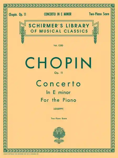 Concerto in e Minor op.11 for piano and orchestra for 2 pianos Ausverkauf