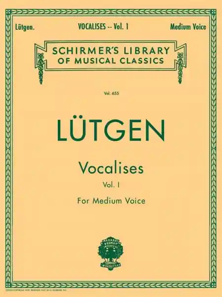 Vocalises vol.1 for medium voice and piano Kostenloser Versand