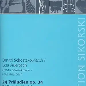 Kostenfreie Lieferung 24 Präludien op.34 für Violoncello und Klavier