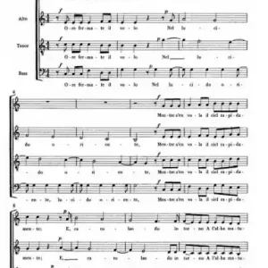Neue Kollektion Ore, fermate il volo for mixed chorus a cappella
