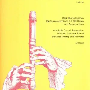 Flauto e voce Band 14 für Sopran (Tenor), 2-3 Blockflöten und Bc Abverkauf