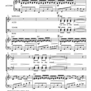 The Sound of Silence for mixed chorus and piano Neuheit