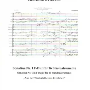 Sonatine Nr.1 F-Dur "Aus der Werkstatt eines Invaliden" für 16 Blasinstrumente Meistverkauft