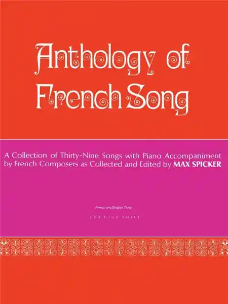 Anthology of French Songs for high voice and piano Kostenloser Versand