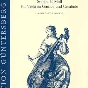 Begrenztes Angebot Sonate in h-Moll für Viola da Gamba und Cembalo
