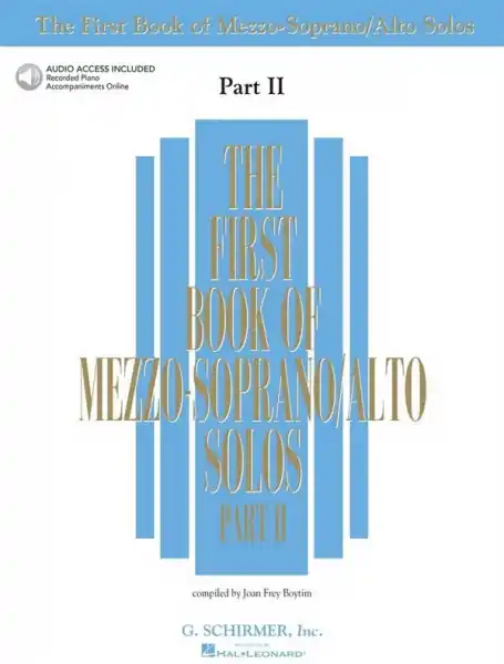 The first Book of Mezzo-Soprano/Alto Solos vol.2 (+2 cd's) for voice and piano Günstig