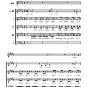 I'm Yours for femal voice solo and mixed chorus (SSATTB) a cappella Gratis Versand