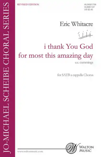 I thank You God for most this amazing Day for mixed chorus a cappella Neu Im Sortiment