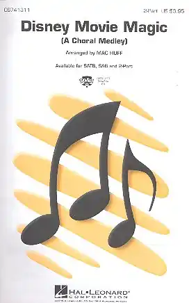 Disney Movie Magic (Medley) for 2-part chorus and piano Echt