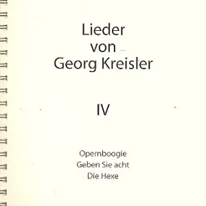 Lieder von Georg Kreisler Band 4 für Gesang und Klavier Mega-Angebot