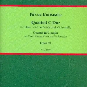 Quartett C-Dur op.90 für Flöte, Violine, Viola und Violoncello Abverkauf