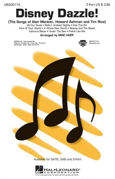 Disney Dazzle for 2-part chorus and piano Direkt Vom Hersteller