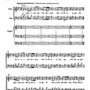 Günstig Awake arise and hail the morn anthem for mixed chorus and