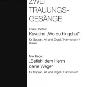 2 Trauungsgesänge für Sopran, Alt und Orgel (Harmonium) Sonderangebot