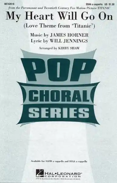 Nur Für Kurze Zeit My Heart will go on for female chorus (SSAA) a cappella, score