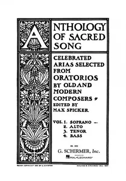 Sichere Zahlung Anthology of Sacred Songs vol.1 for soprano and piano