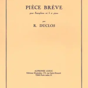 Pièce brève pour saxophone alto et piano Jetzt Kaufen