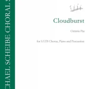 Cloudburst for mixed chorus, piano and percussion Sichere Zahlung
