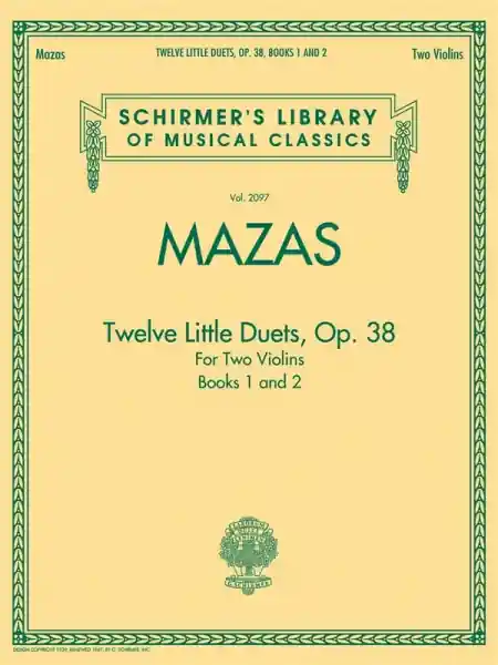 Saisonangebot 12 little Duets op.38 vol.1 and 2 for 2 violins