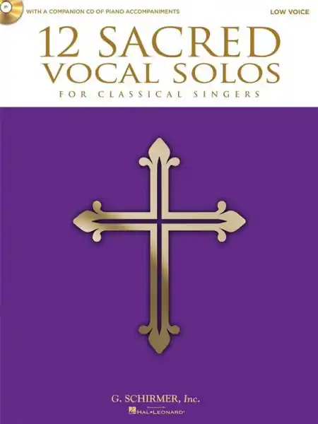 Schneller Versand 12 sacred Vocal Solos (+CD) for low voice and piano