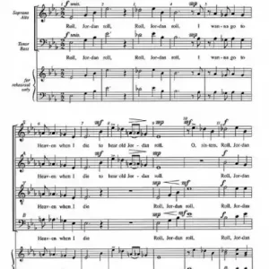 Roll Jordan roll for mixed chorus a cappella Kostenfreie Lieferung