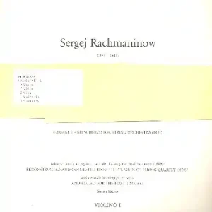 Preisknaller Romanze und Scherzo für Streichorchester