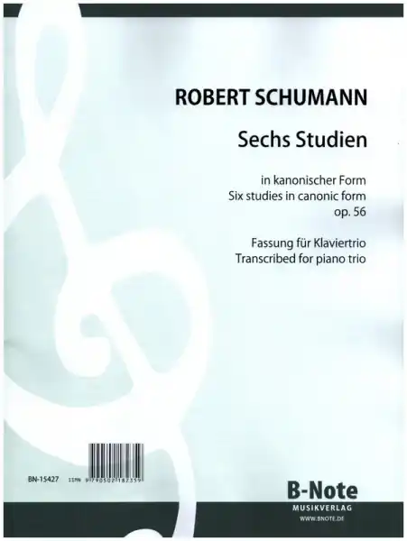 6 Studien in kanonischer Form op.56 für Violine, Violoncello und Klavier Preisknaller