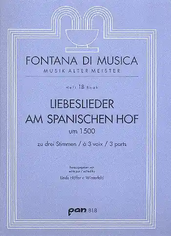 Schnäppchen Liebeslieder am spanischen Hof um 1500 zu 3 Stimmen