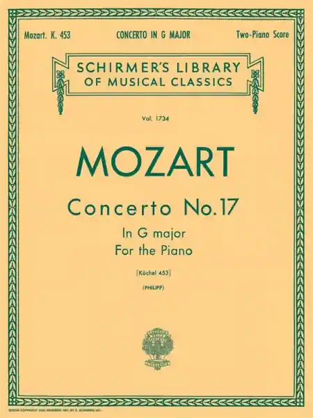 Sonderaktion Concerto in G Major no.17 KV453 for piano and orchestra for 2 pianos