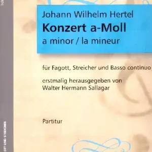 Konzert a-Moll für Fagott, Streicher und Bc Neu Im Sortiment
