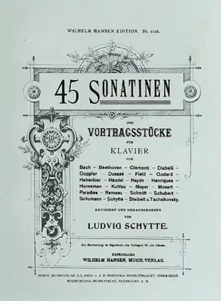 45 Sonatinen und Vortragsstücke für Klavier Garantierte Lieferung