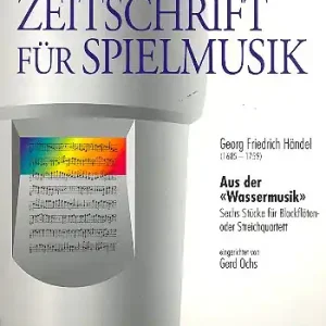Aus der Wassermusik für 4 Blockflöten (SATB) Expressversand