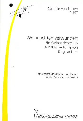 Weihnachten verwundert für Gesang (mittel) und Klavier Zertifiziert