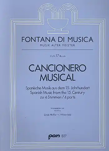 Neu Cancionero musical zu 4 Stimmen