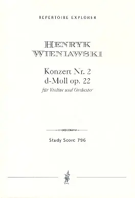 Ausverkauf Konzert d-Moll Nr.2 op.22 für Violine und Orchester