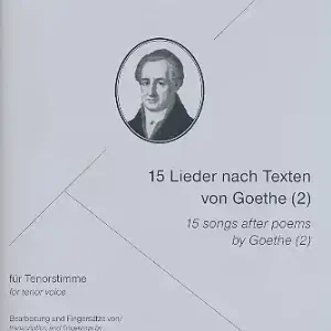 Sichere Zahlung 15 Lieder nach Texten von Goethe Band 2 für Tenor und Gitarre