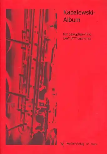 Super-Preis Kabalewski-Album für 3 Saxophone (AAT/ATT/STB)